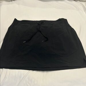 Athleta Black Skort with drawstring